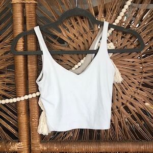 Lululemon white Align tank, worn, no damage